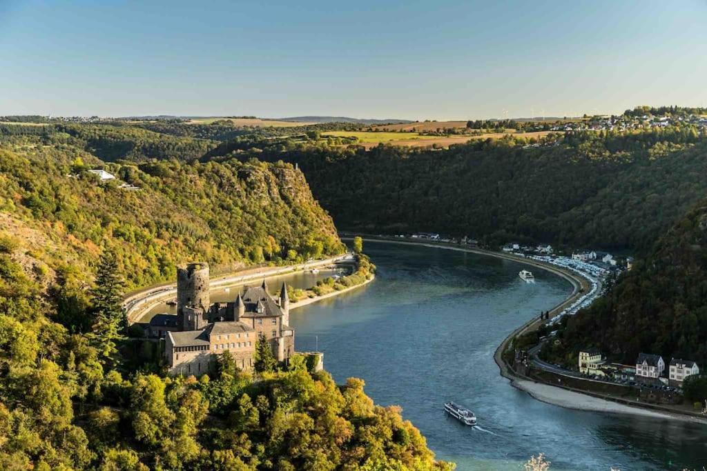 #1 Studioapartment Mit Loreleyblick Direkt An Der Schoensten Etappe Des Rheinsteigs Patersberg Esterno foto